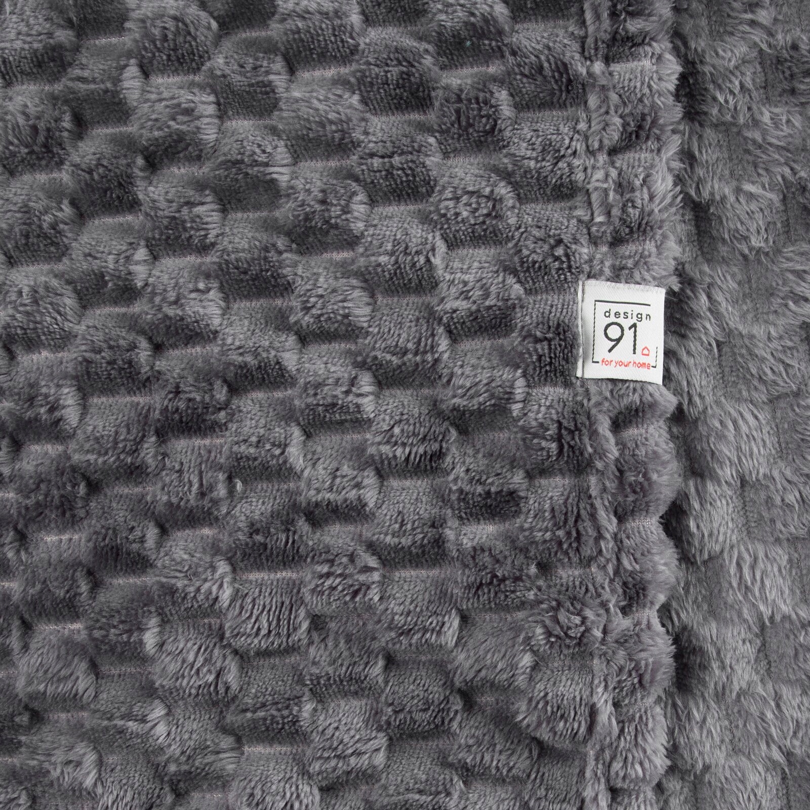 Koc narzuta 170 cm x 210 cm bardzo miękki w dotyku z efektem 3d - obrazek 10