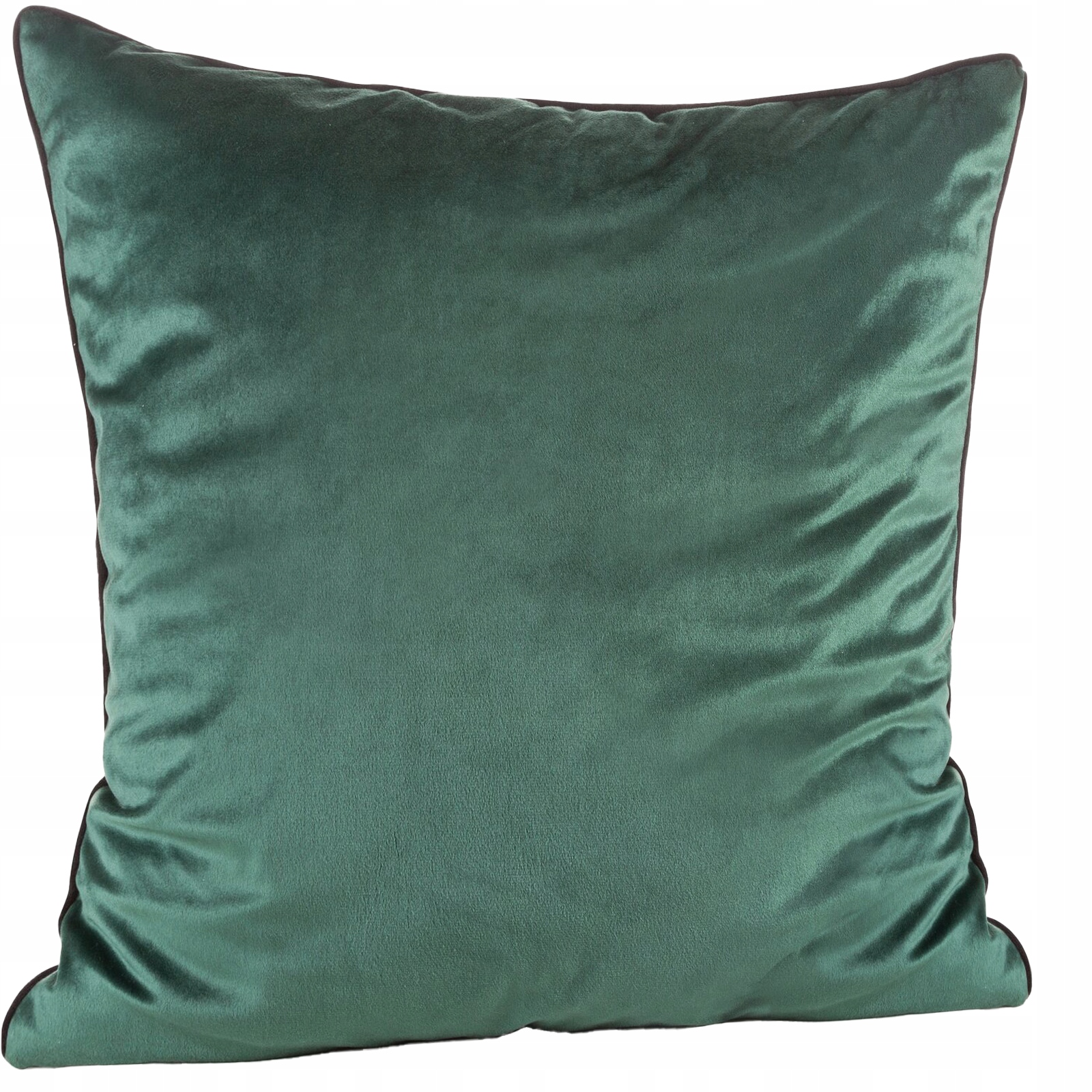 Zestaw Poszewka 45X45 + poduszka z wypełnieniem 30x50 c.zielony welwet - obrazek 5