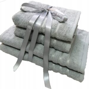 KOMPLET RĘCZNIKI KĄPIELOWE 4 szt PREZENT