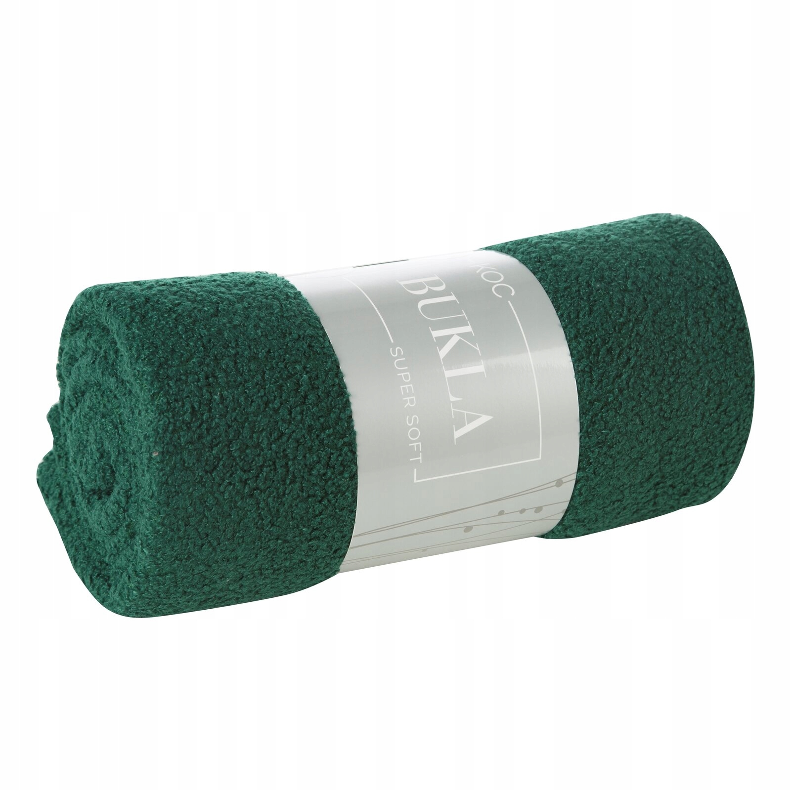 Mięciutki koc narzuta na kanapę 200 cm x 220 c.zielony - obrazek 4