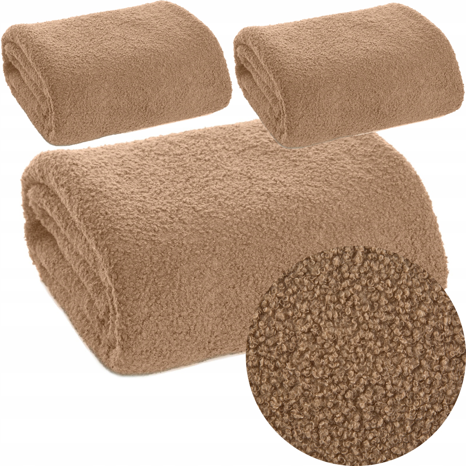 Zestaw Mięciutki koc narzuta na fotel na kanapę 170x210 cm + 2 x 70x160 cm - obrazek 11