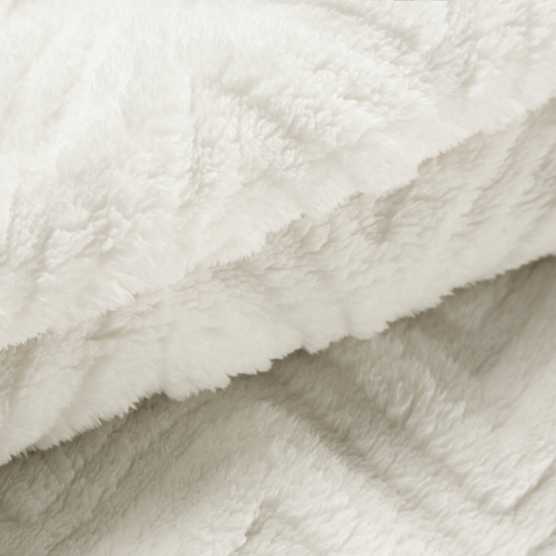 Koc narzuta 70x160 gruby mięciutki puszysty jodełka kremowy - obrazek 11