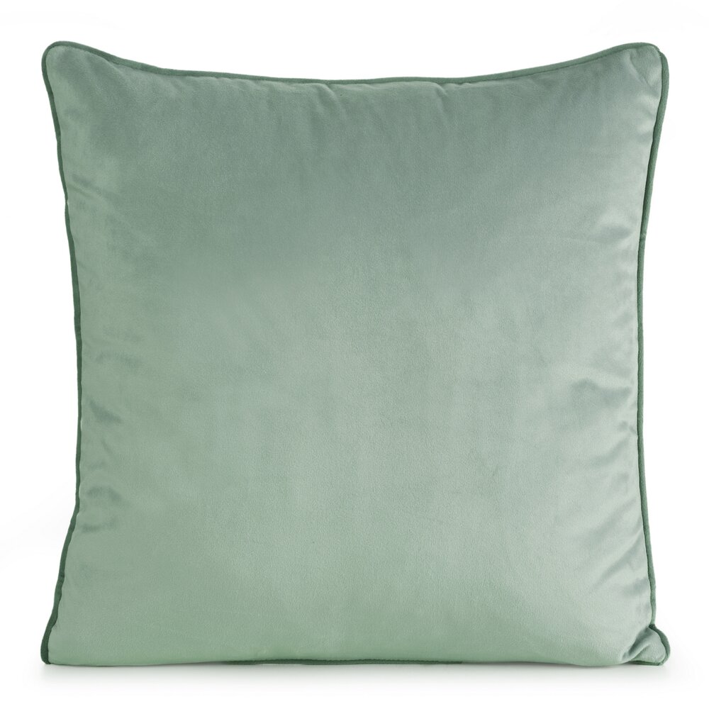 Poszewka dekoracyjna 45X45 c. miętowa z wypustką welwetowa - obrazek 8