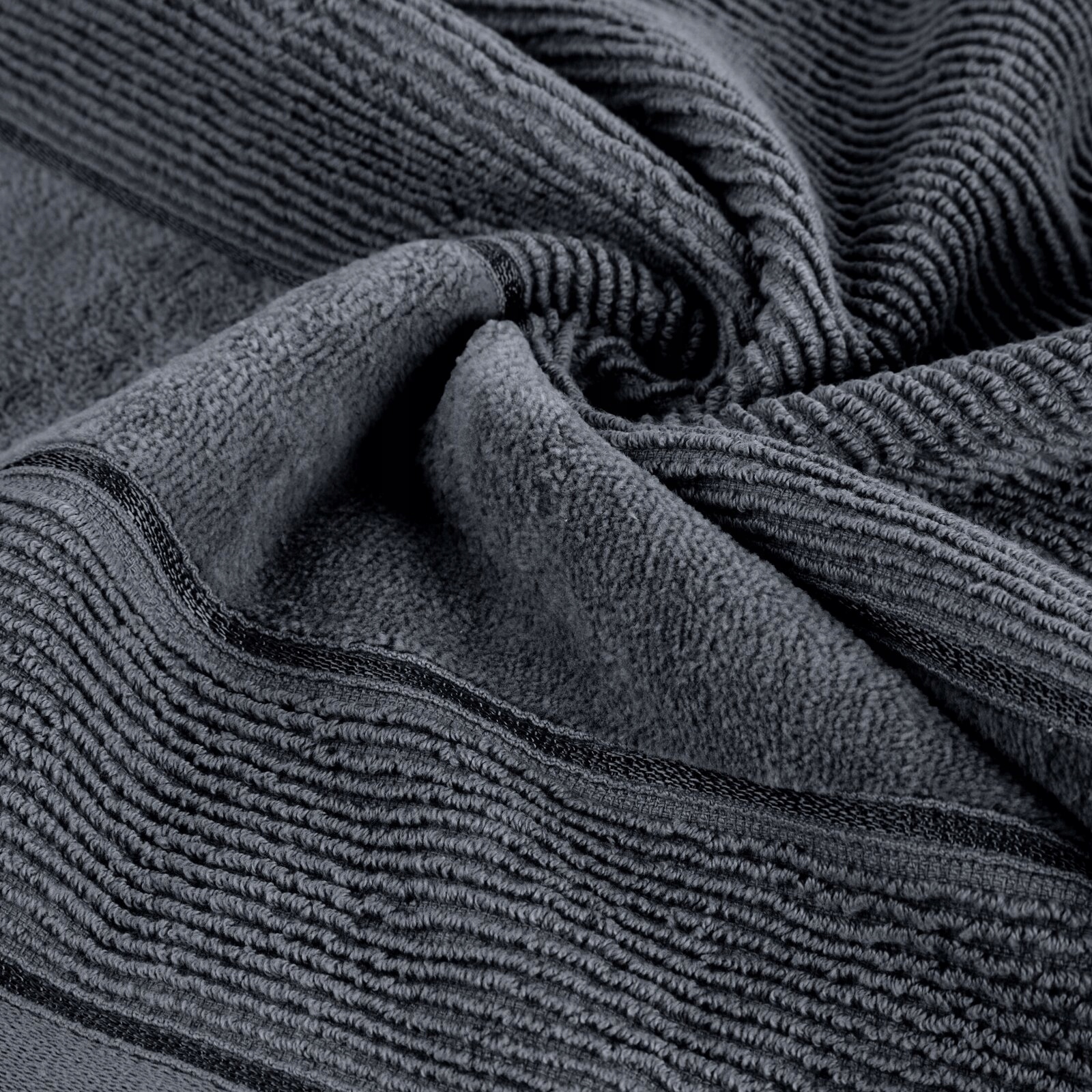 Ręcznik kąpielowy 30x50cm 500 gsm bawełna miękki chłonny stalowy - obrazek 11