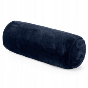 Poszewka w kształcie wałka z wypełnieniem 45 x 15cm granatowa