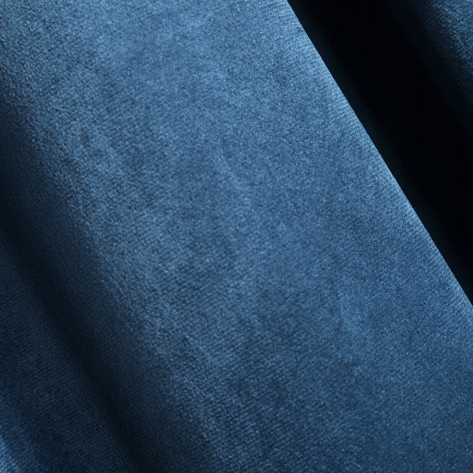 Mięciutka zasłona welwetowa kółka 140x250 granat - obrazek 13