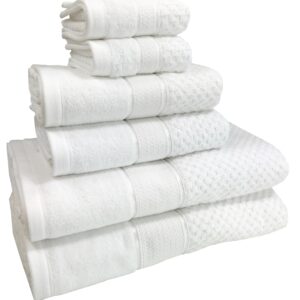 KOMPLET RĘCZNIKI KĄPIELOWE 6x SZTUK PREZENT 500gsm biały