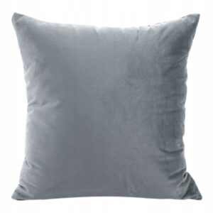Poszewka dekoracyjna 40 x 40cm welwet grafitowy