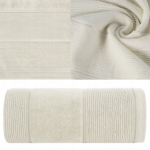 Ręcznik kąpielowy 50x90cm 500 gsm bawełna miękki chłonny kremowy