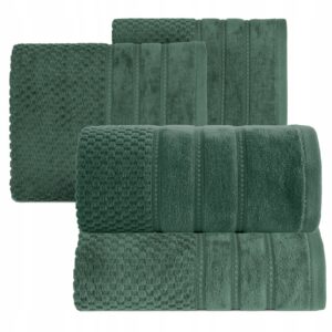 Ręcznik 2 x 50x90cm + 2 x 70x140cm 500g bawełna komplet zielony
