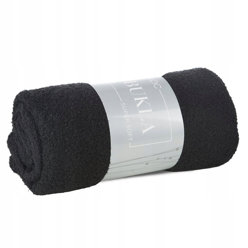 Koc narzuta do sypialni 200 cm x 220 czarny prezent - obrazek 11