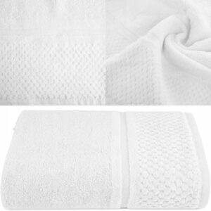 RĘCZNIK Z NATURALNEJ BAWEŁNY 70X140 BIAŁY