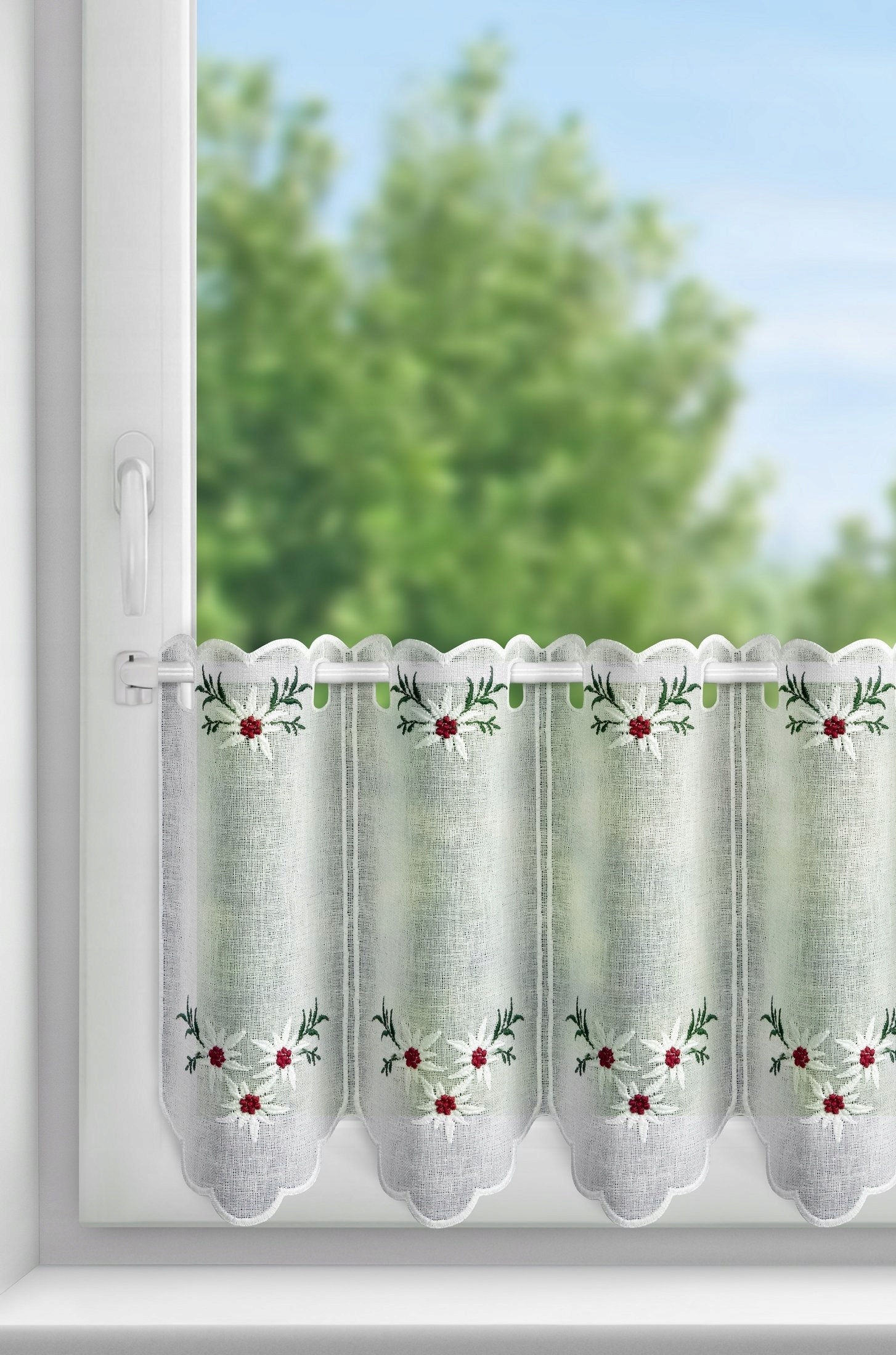 FIRANA DO KUCHNI NATURALNY + CZERWONY KOLOR WYS 30 CM ZAZDROSTKA - obrazek 12