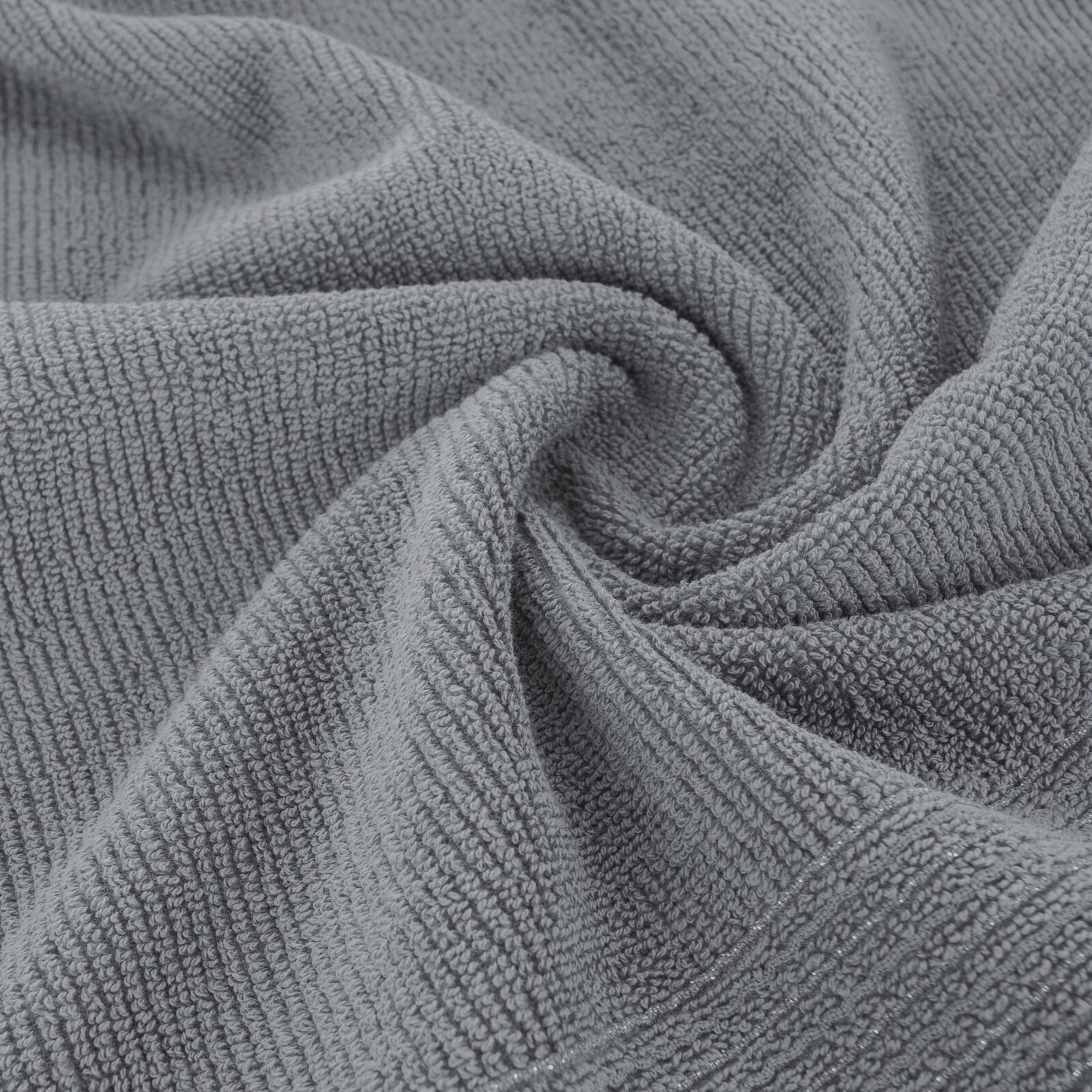 RĘCZNIK KĄPIELOWY BAWEŁNA 50x90 NA PREZENT SREBRNY - obrazek 3