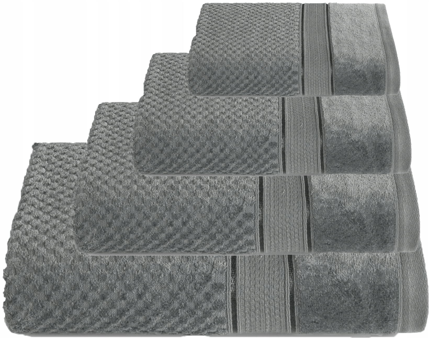 KOMPLET RĘCZNIKÓW 4x SZTUK RĘCZNIKI PREZENT bawełna 500 g/sm - obrazek 15