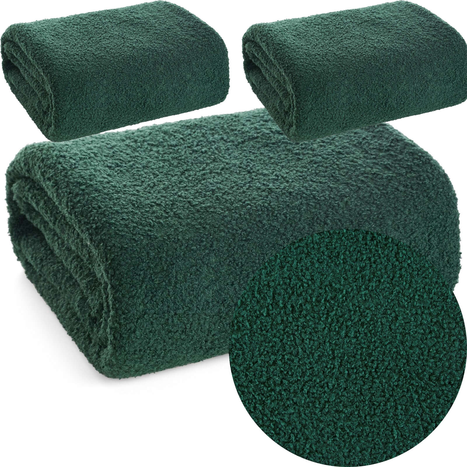 Zestaw Mięciutki koc narzuta na fotel na kanapę 170x210 cm + 2 x 70x160 cm - obrazek 9