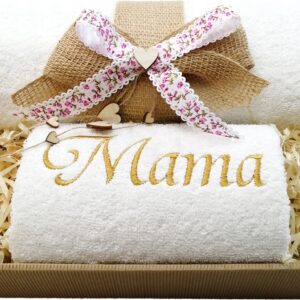 RĘCZNIKI DLA MAMY PREZENT 2 SZT W PUDEŁKU