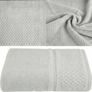 RĘCZNIK Z NATURALNEJ BAWEŁNY 30X50 STAL