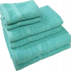Ręcznik 2 x 30x50 + 2 x 50x90 + 2 x 70x140 450g komplet miętowy