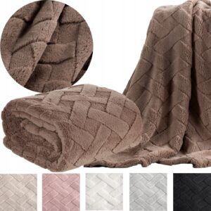 Mięciutki Koc narzuta 150x200 z mikrofibry kolory