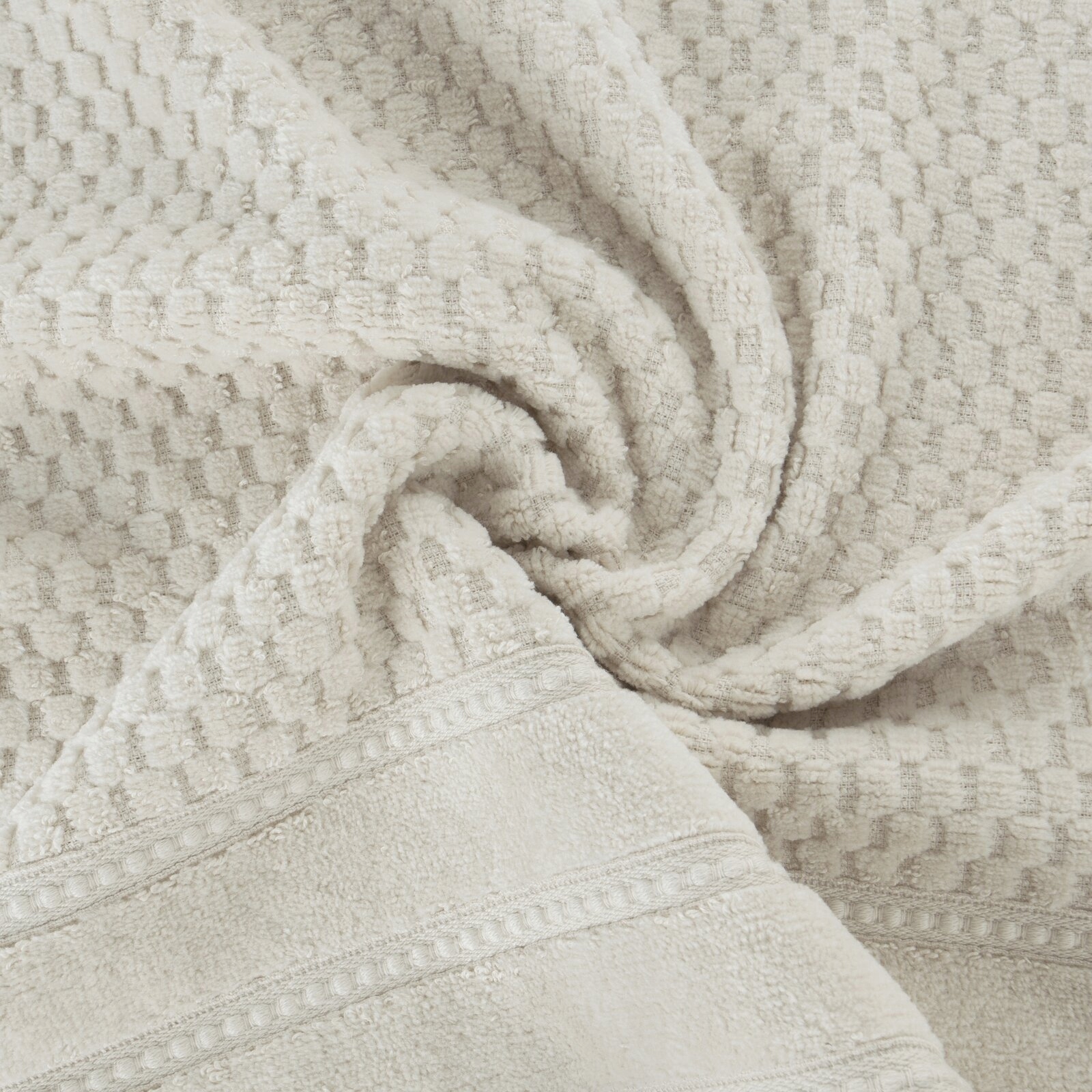 Ręcznik 2 x 50x90cm + 2 x 70x140cm 500g bawełna komplet beż - obrazek 6