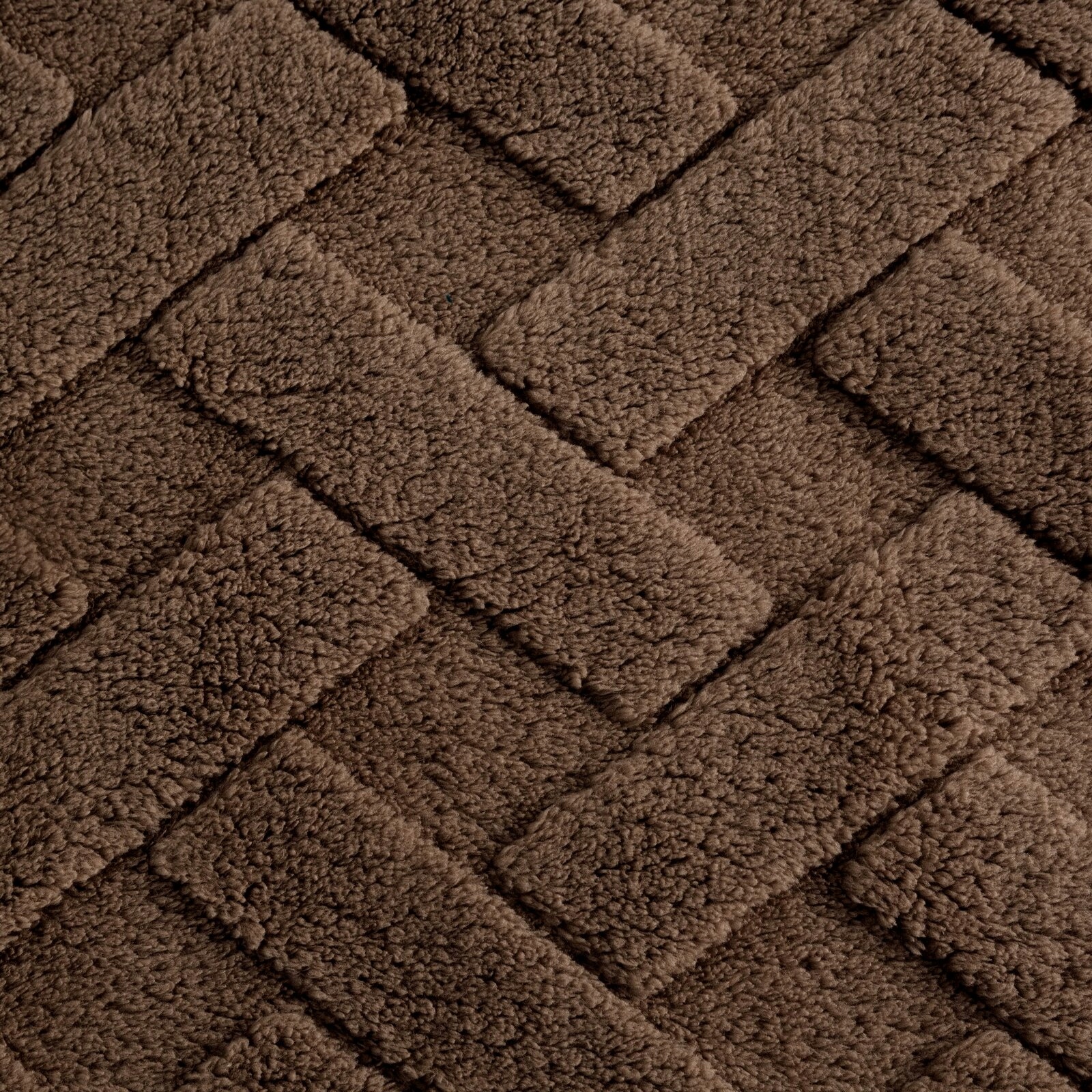 Koc narzuta 150x200 c.brąz gruby mięciutki puszysty - obrazek 9