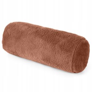 Poszewka w kształcie wałka z wypełnieniem 45 x 15cm mocha