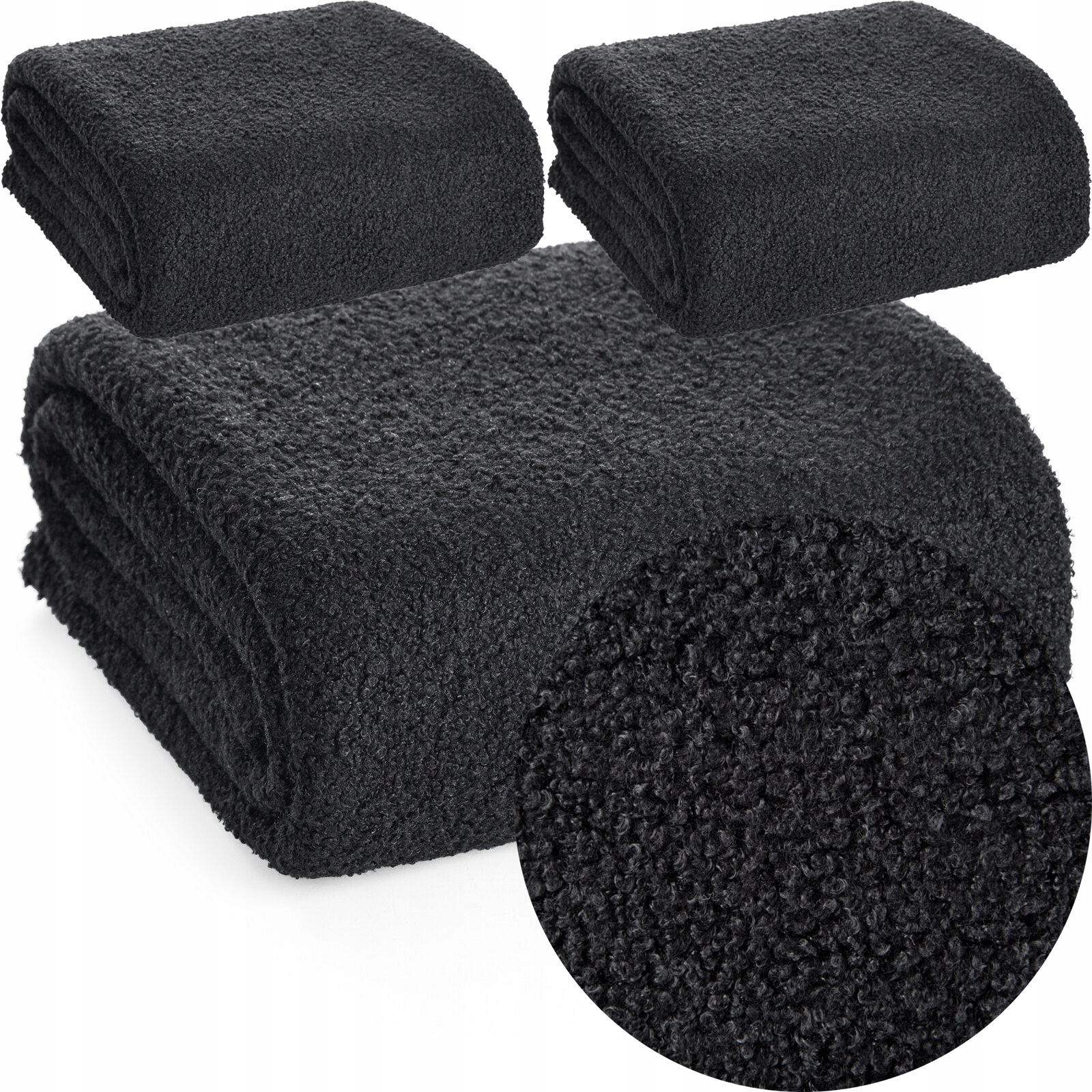 Zestaw Mięciutki koc narzuta na fotel na kanapę 170x210 cm + 2 x 70x160 cm - obrazek 14