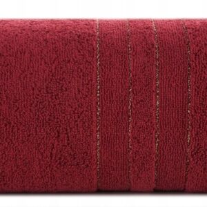 RĘCZNIK KĄPIELOWY BAWEŁNA 70x140 Gala EUROFIRANY bordowy