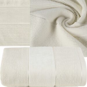 Ręcznik kąpielowy 50x90cm 500 gsm bawełna miękki chłonny krem