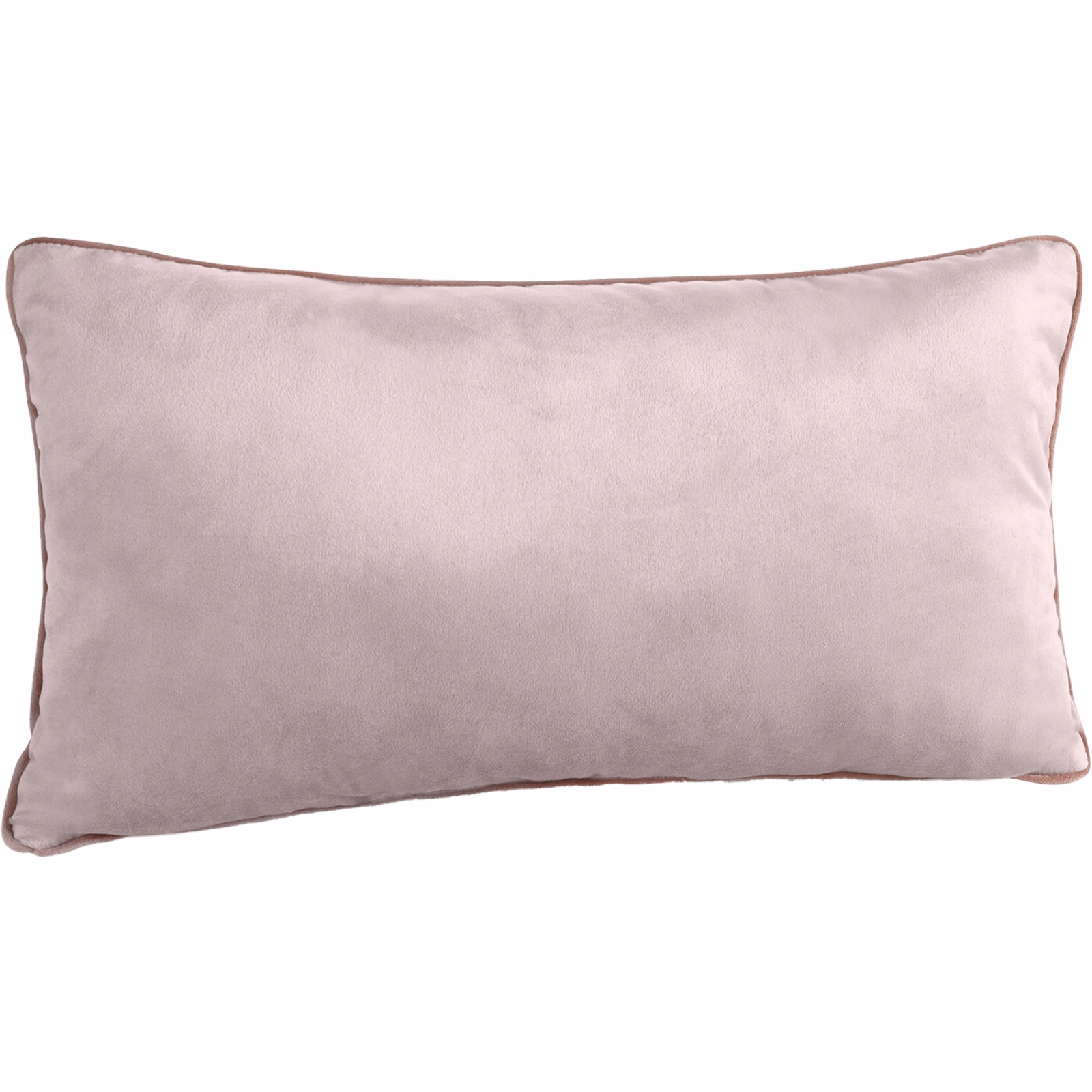 Zestaw Poszewka 45X45 + poduszka z wypełnieniem 30x50 pudrowa welwetowa - obrazek 6