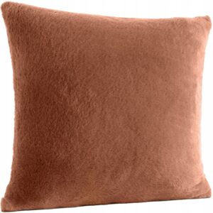 Poszewka dekoracyjna 45 x 45cm futrzana mocha