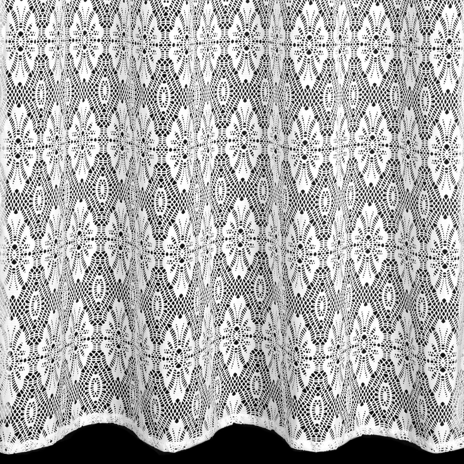 Firana biała w stylu boho 140 cm x 250 w przelotkę - obrazek 7