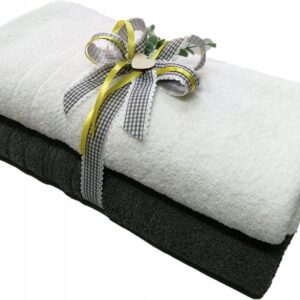 RĘCZNIK Z NATURALNEJ BAWEŁNY 2 SZT 70x140 KOLORY