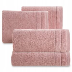 Ręcznik 2 x 50x90cm + 2 x 70x140cm 500g bawełna komplet puder