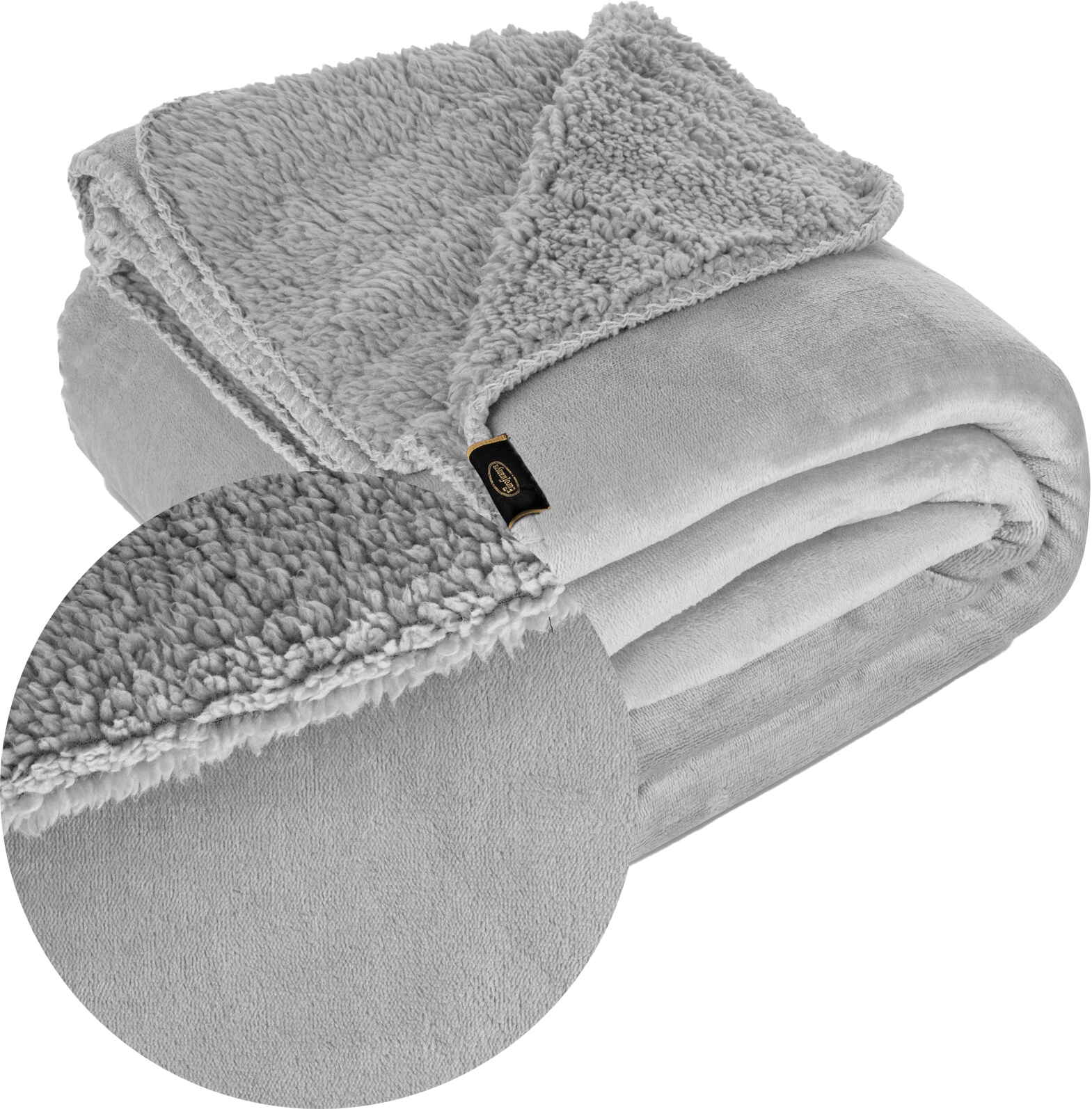 Mięciutki koc narzuta dwustronny 70 cm x 160 cm kolory - obrazek 15