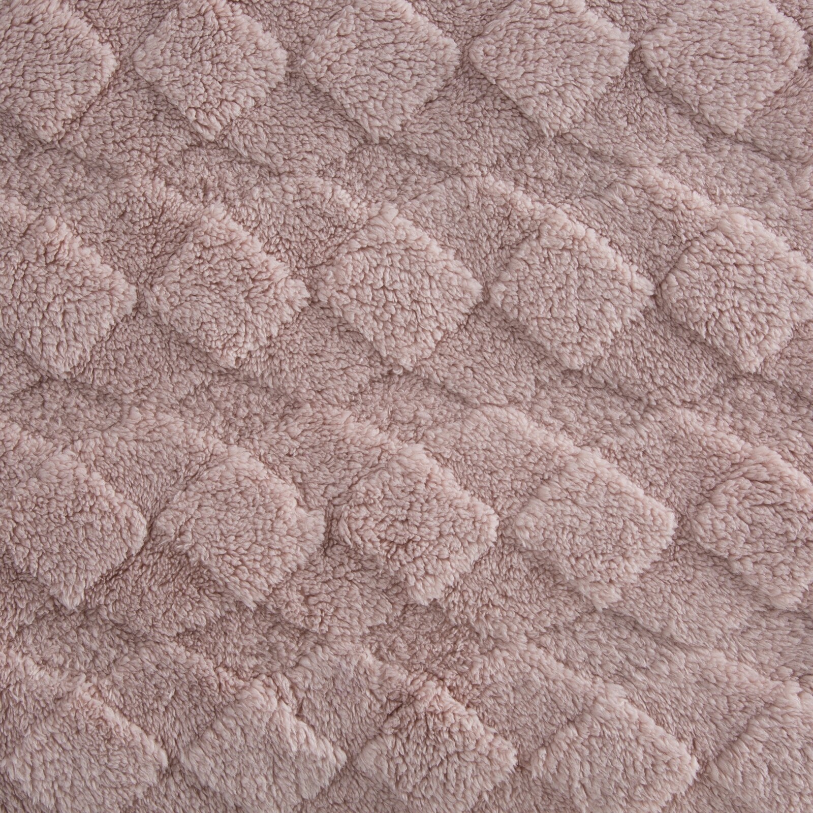 Koc narzuta 70x160 gruby mięciutki puszysty puder - obrazek 7