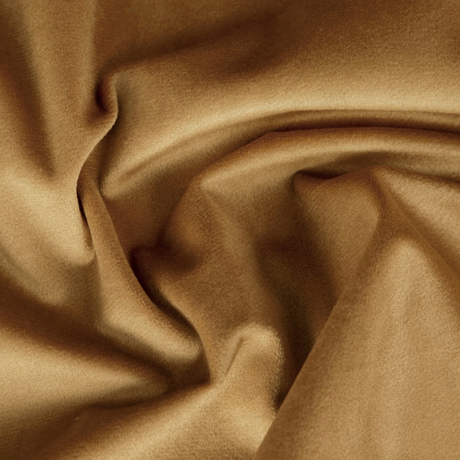 Mięciutka zasłona welwetowa taśma 140x270 miodowa - obrazek 11