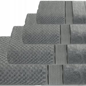 KOMPLET RĘCZNIKÓW 4x SZTUK RĘCZNIKI PREZENT bawełna 500 g/sm