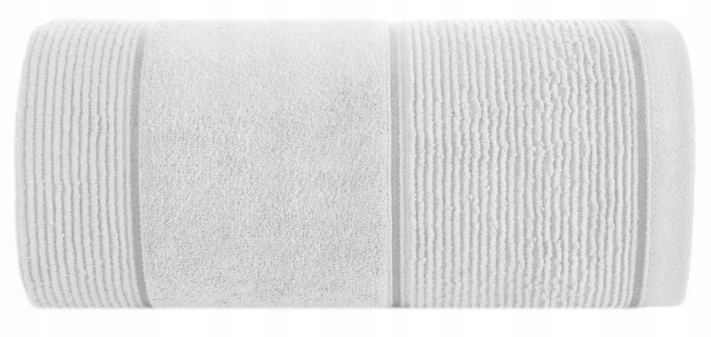 Ręcznik kąpielowy 30x50cm 500 gsm bawełna miękki chłonny biały - obrazek 2