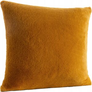 Poszewka dekoracyjna 45 x 45cm futrzana miodowy