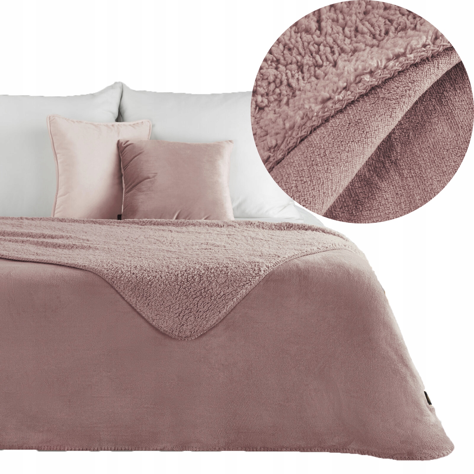 Mięciutki koc narzuta dwustronny 200 cm x 220 cm kolory - obrazek 12