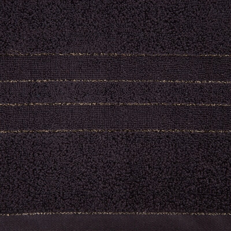 RĘCZNIK KĄPIELOWY BAWEŁNA 50x90 Gala EUROFIRANY czarny - obrazek 6