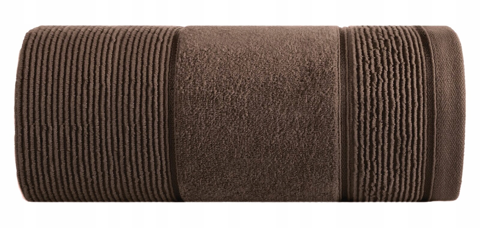 Ręcznik kąpielowy 70x140cm 500 gsm bawełna miękki chłonny brąz - obrazek 9