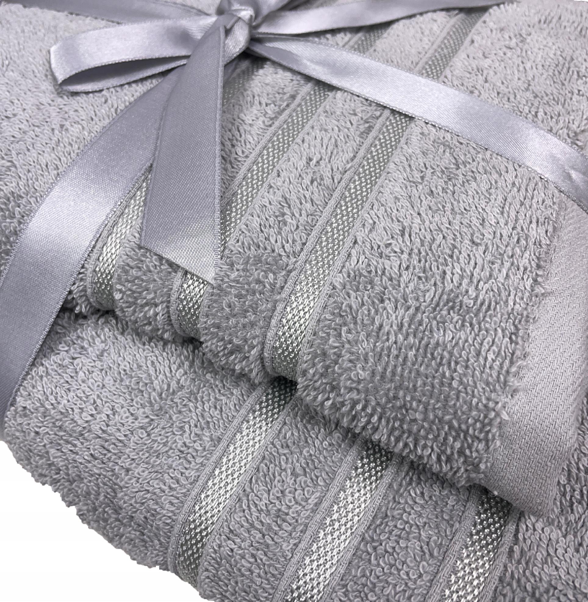 KOMPLET RĘCZNIKI KĄPIELOWE 140X70 50X90 PREZENT - obrazek 3