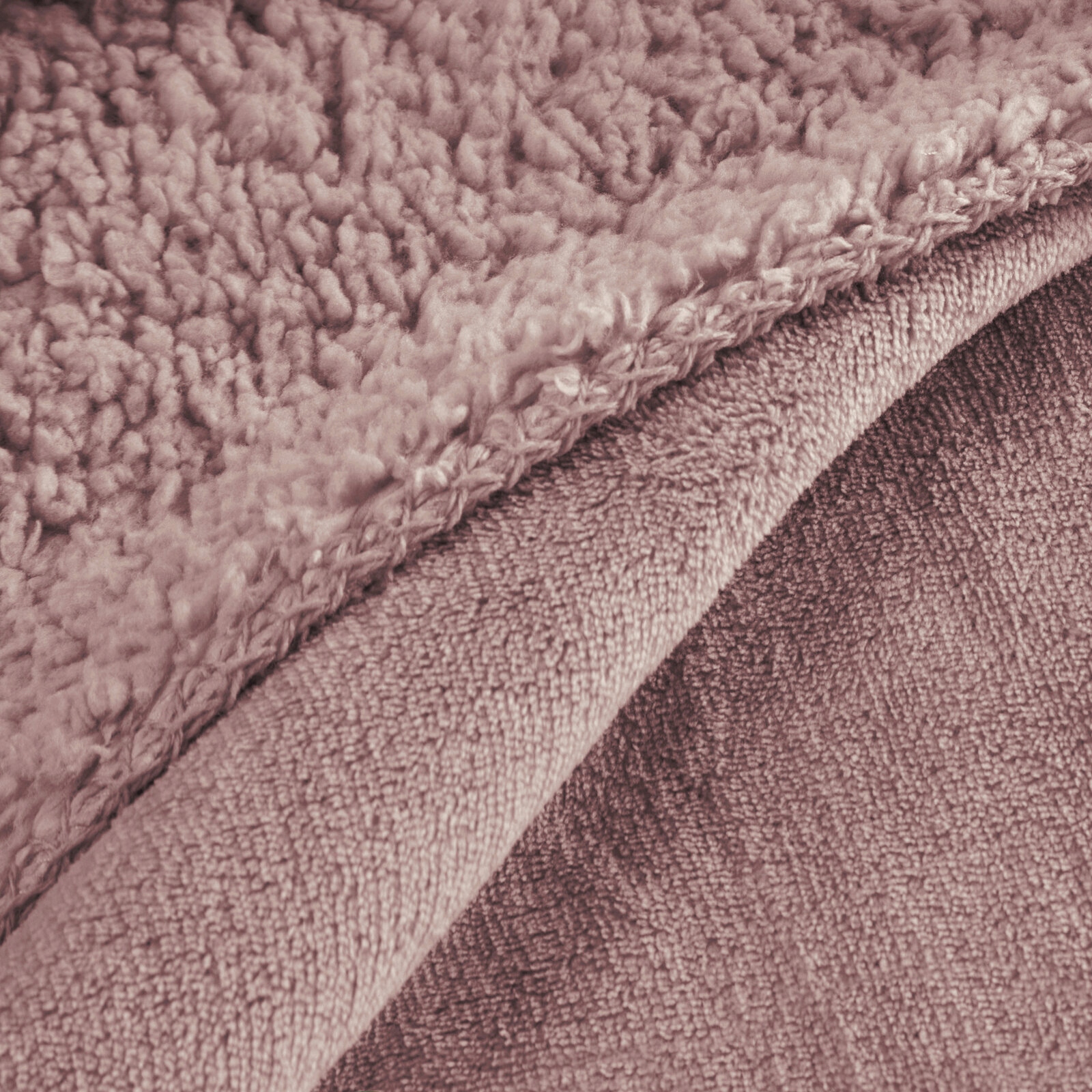 Mięciutki koc narzuta dwustronny 70 cm x 160 cm odcienie różowego - obrazek 16