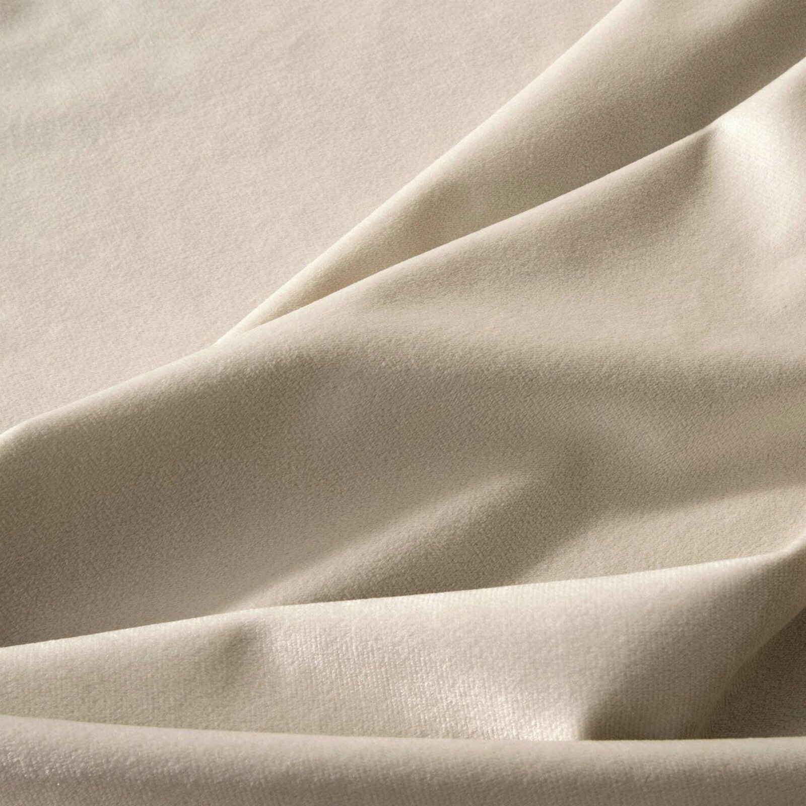 Mięciutka zasłona welwetowa kółka 140x250 j.beż - obrazek 16