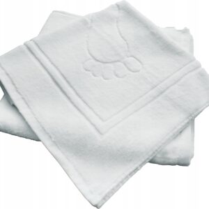 Ręcznik Dywanik bawełniany łazienkowy hotelowy 50x70 biały 650g