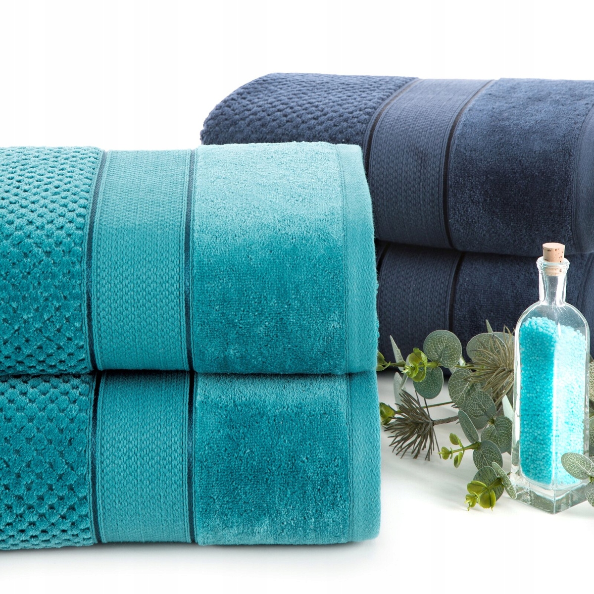 KOMPLET RĘCZNIKÓW 4x SZTUK RĘCZNIKI PREZENT bawełna 500 g/sm - obrazek 12