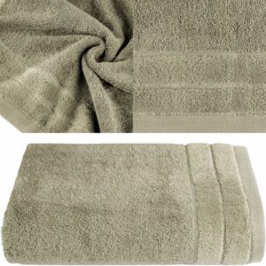 RĘCZNIK Z NATURALNEJ BAWEŁNY 30x50 BRĄZ